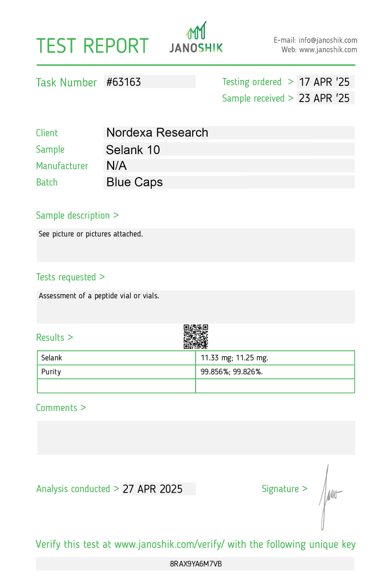 Selank 10mg – Research Peptide (Canada) - Image 2