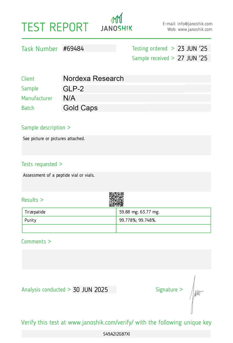 Tirzepatide 60mg – Research Peptide (Canada) - Image 2